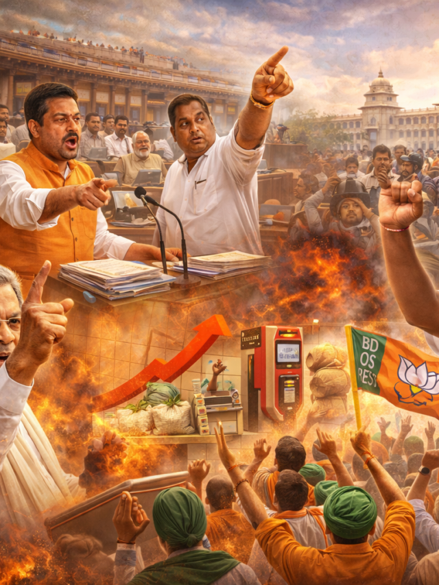 ರಾಜ್ಯ ರಾಜಕೀಯದಲ್ಲಿ ಬಿರುಗಾಳಿ: ಆಡಳಿತ ಸರ್ಕಾರಕ್ಕೆ ಬಿಜೆಪಿ–ಜೆಡಿಎಸ್ ನೇರ ಸವಾಲು